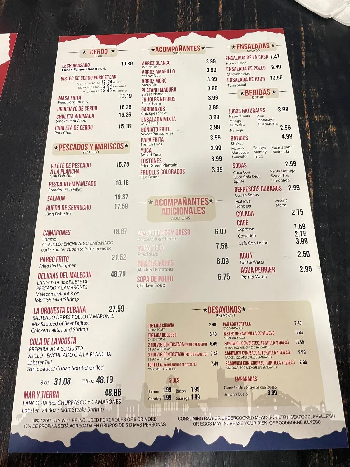 Menu 2