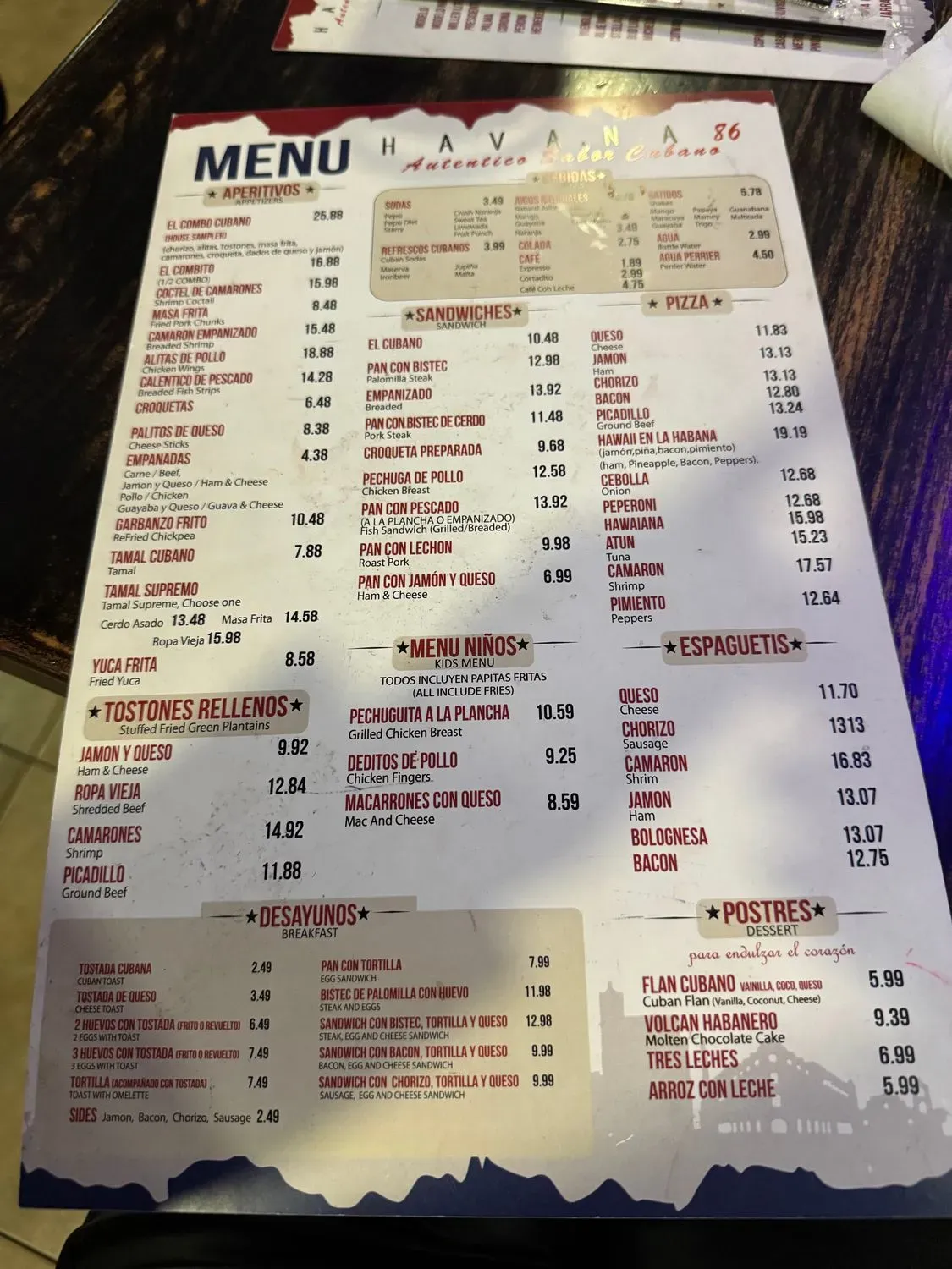 Menu 6