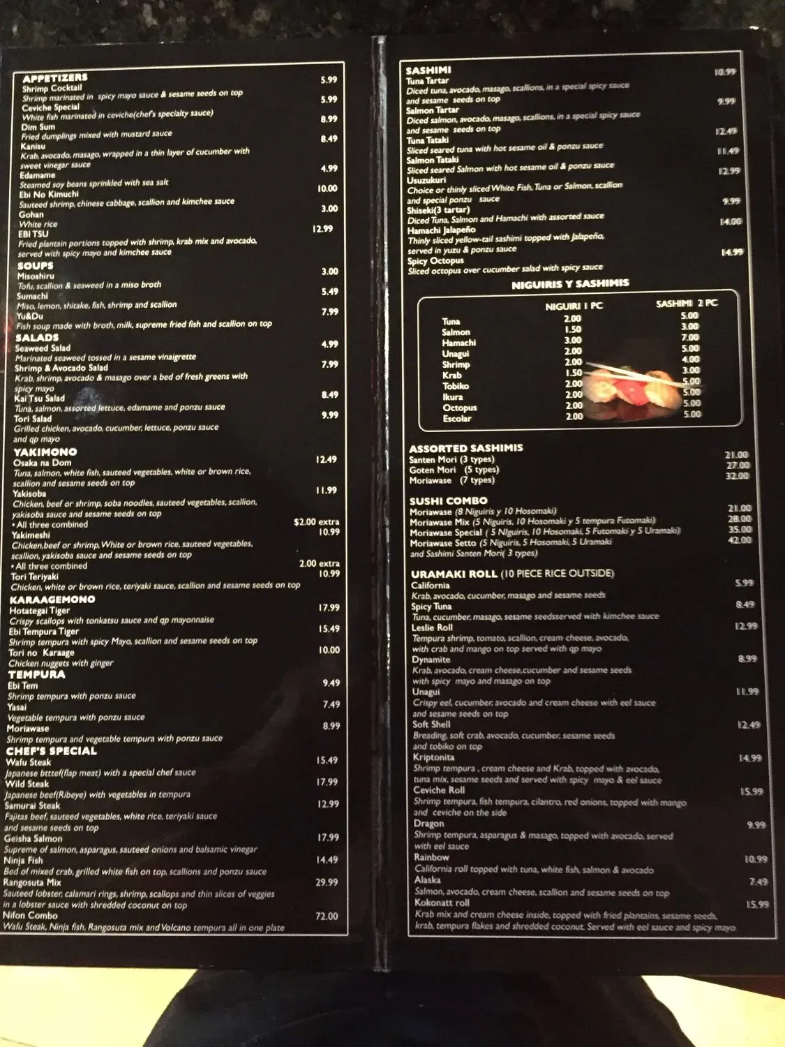 Menu 6