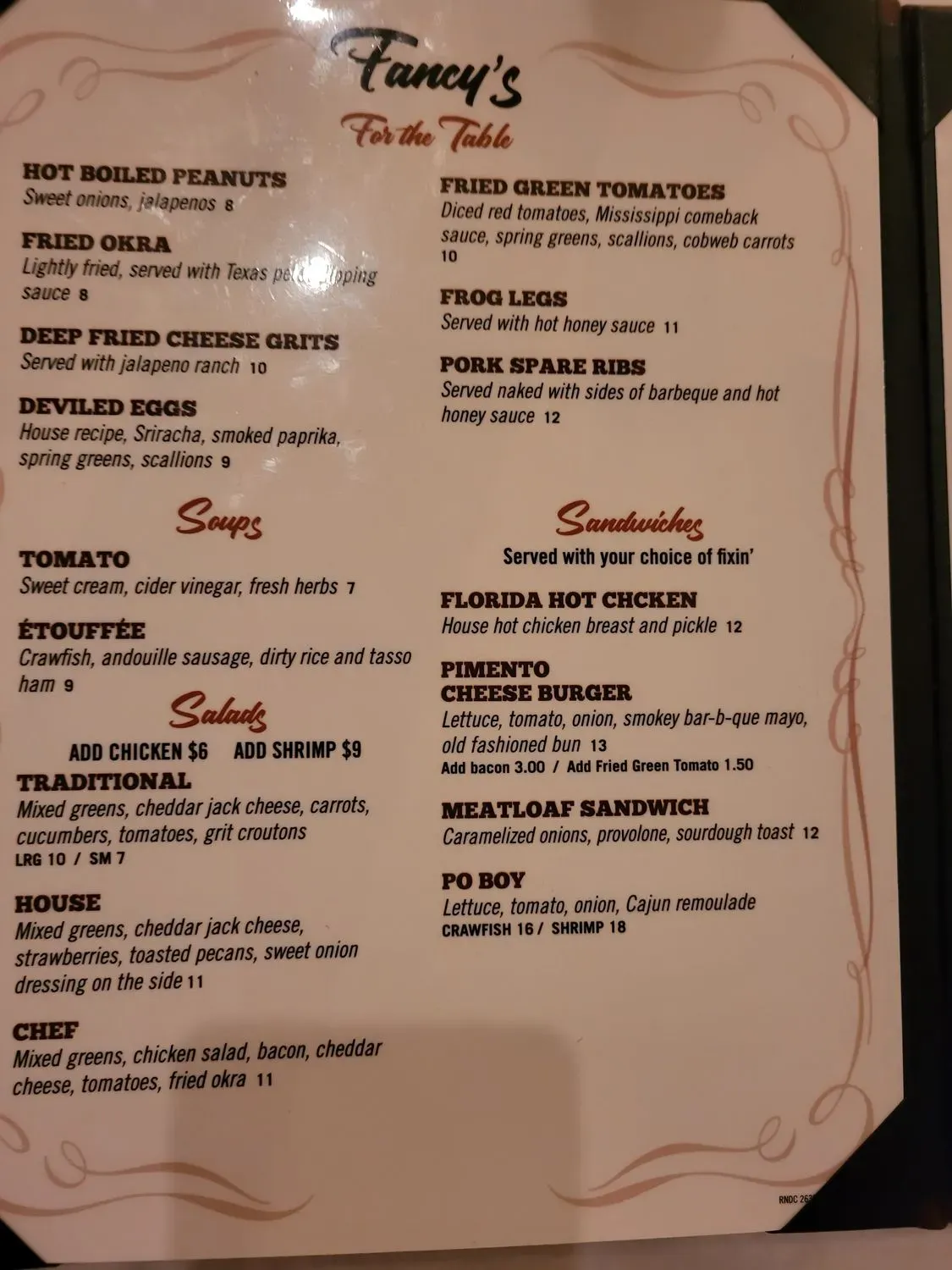 Menu 6