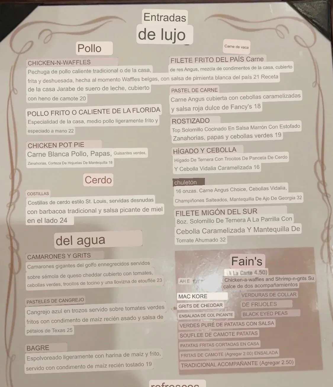 Menu 5