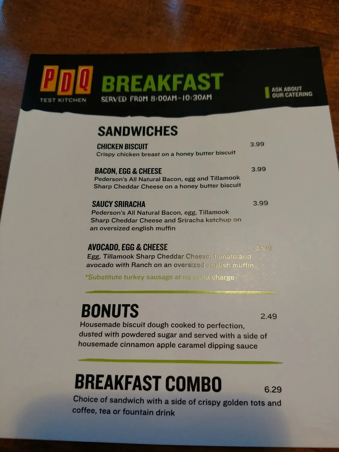 Menu 4