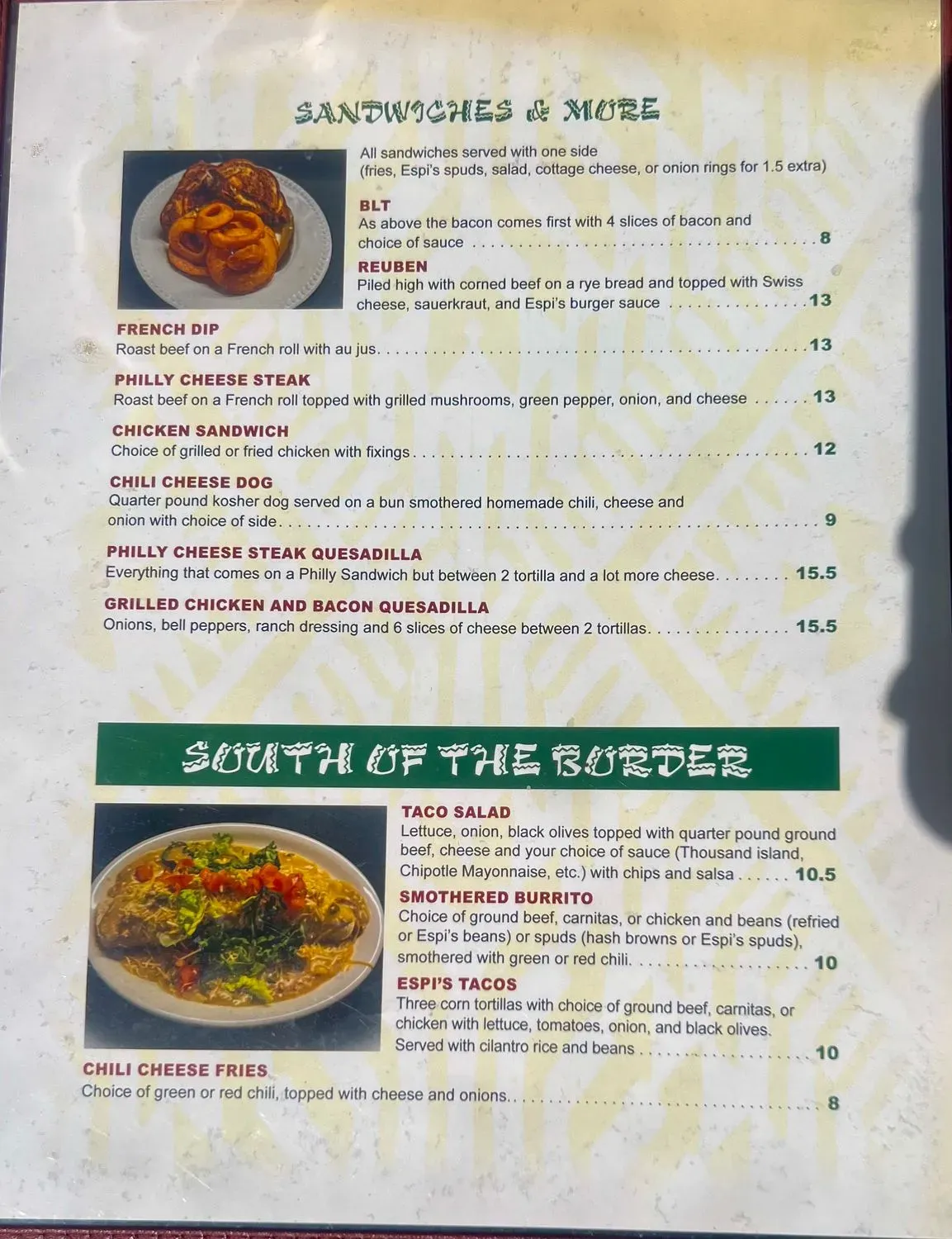 Menu 2