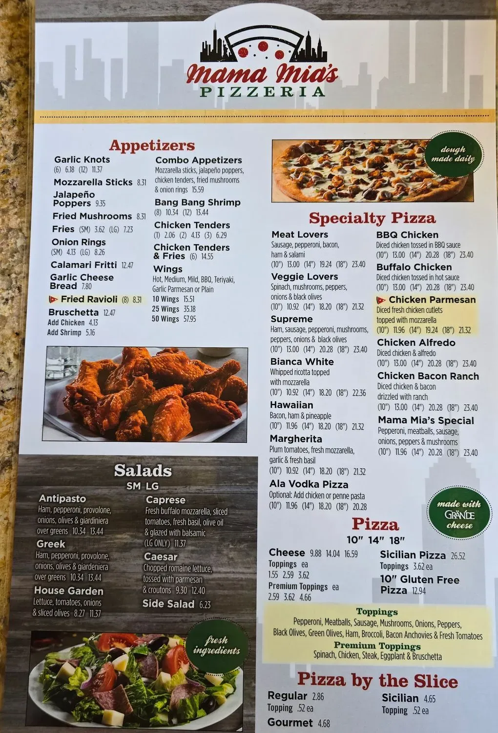 Menu 3