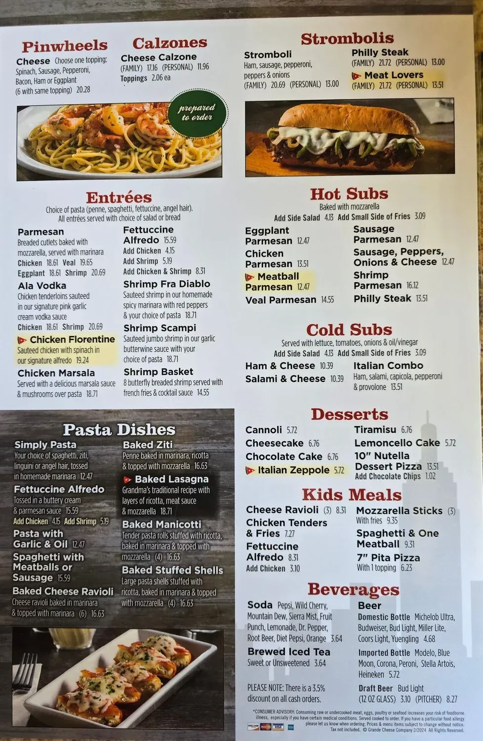 Menu 2