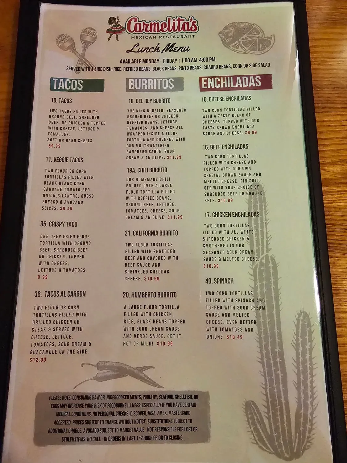 Menu 4