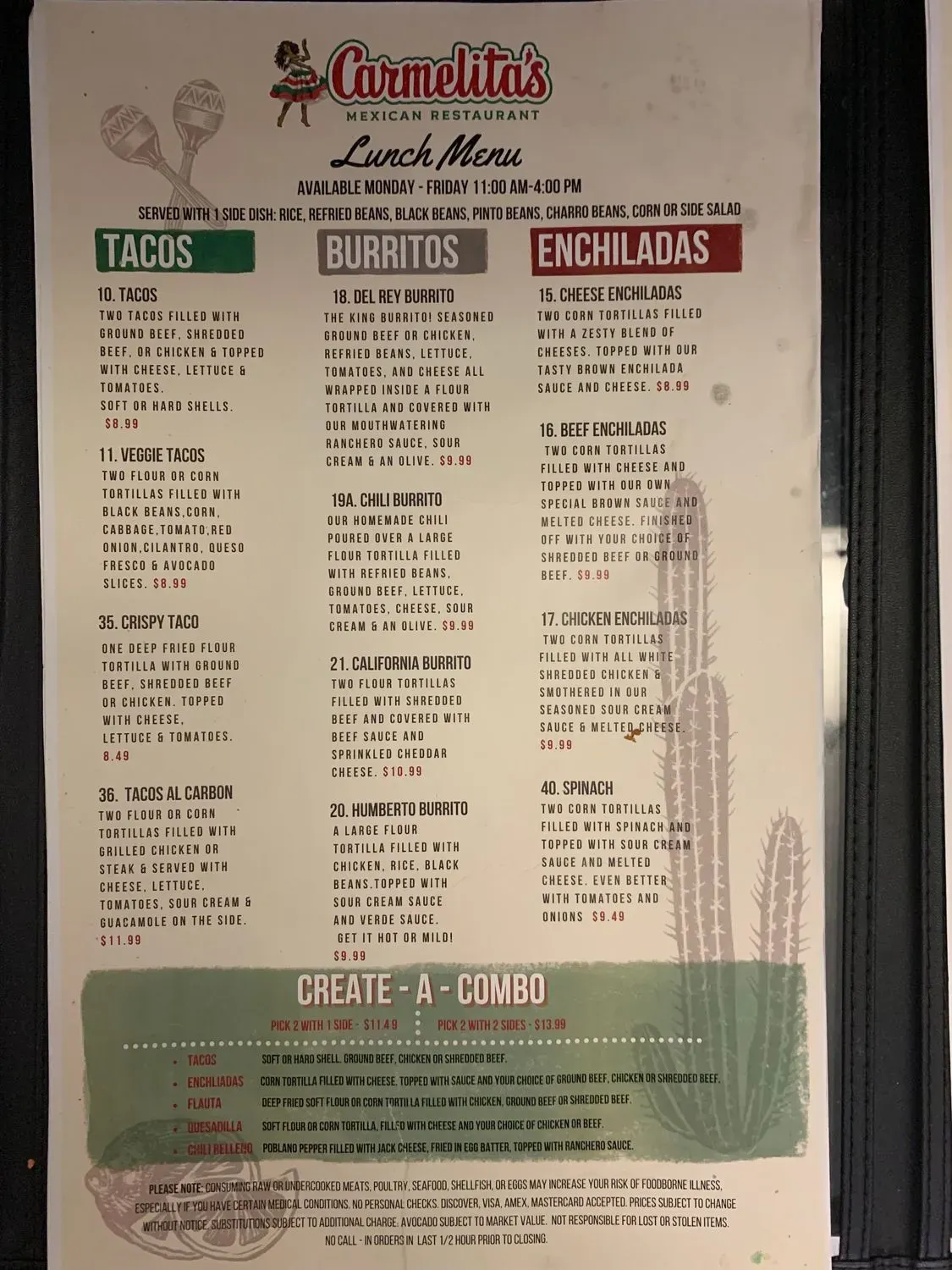 Menu 2