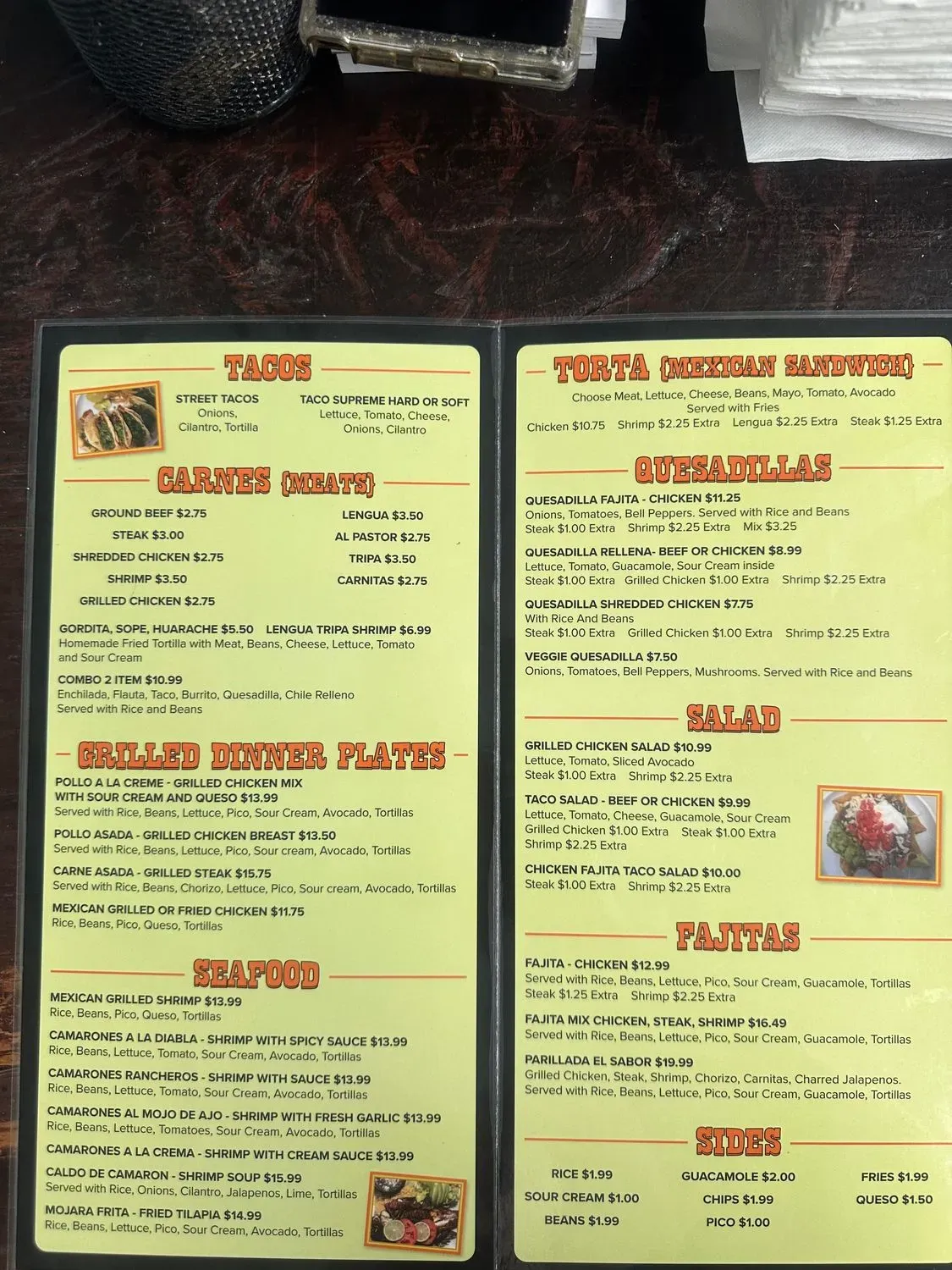 Menu 2