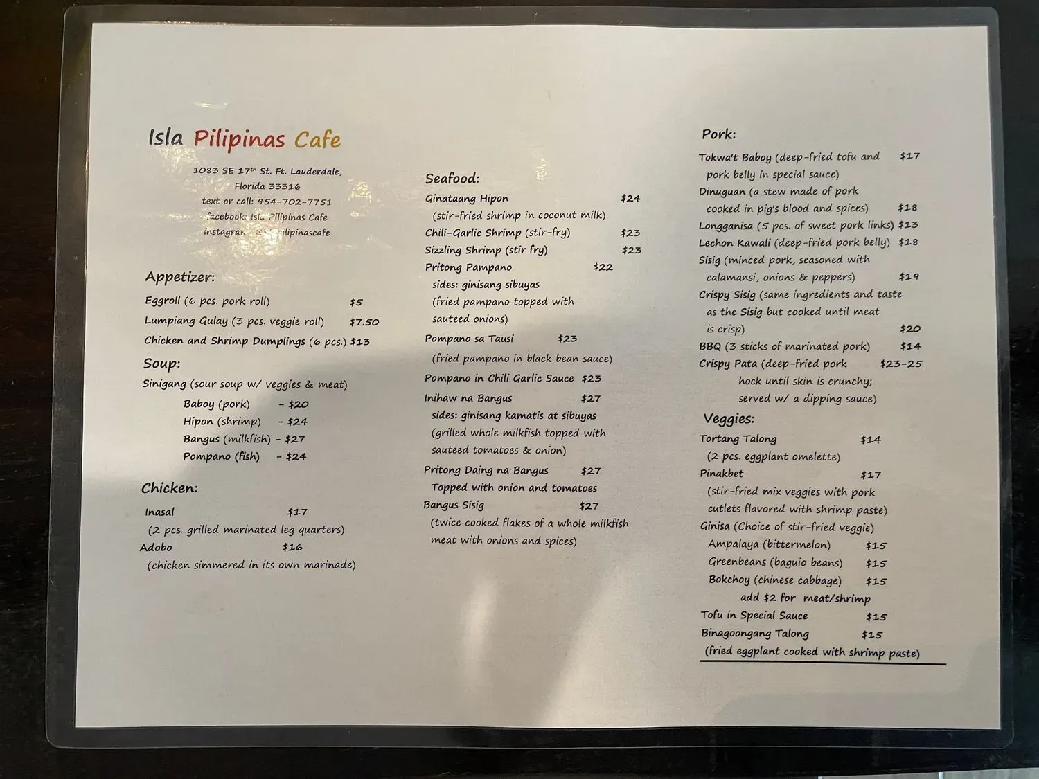 Menu 4