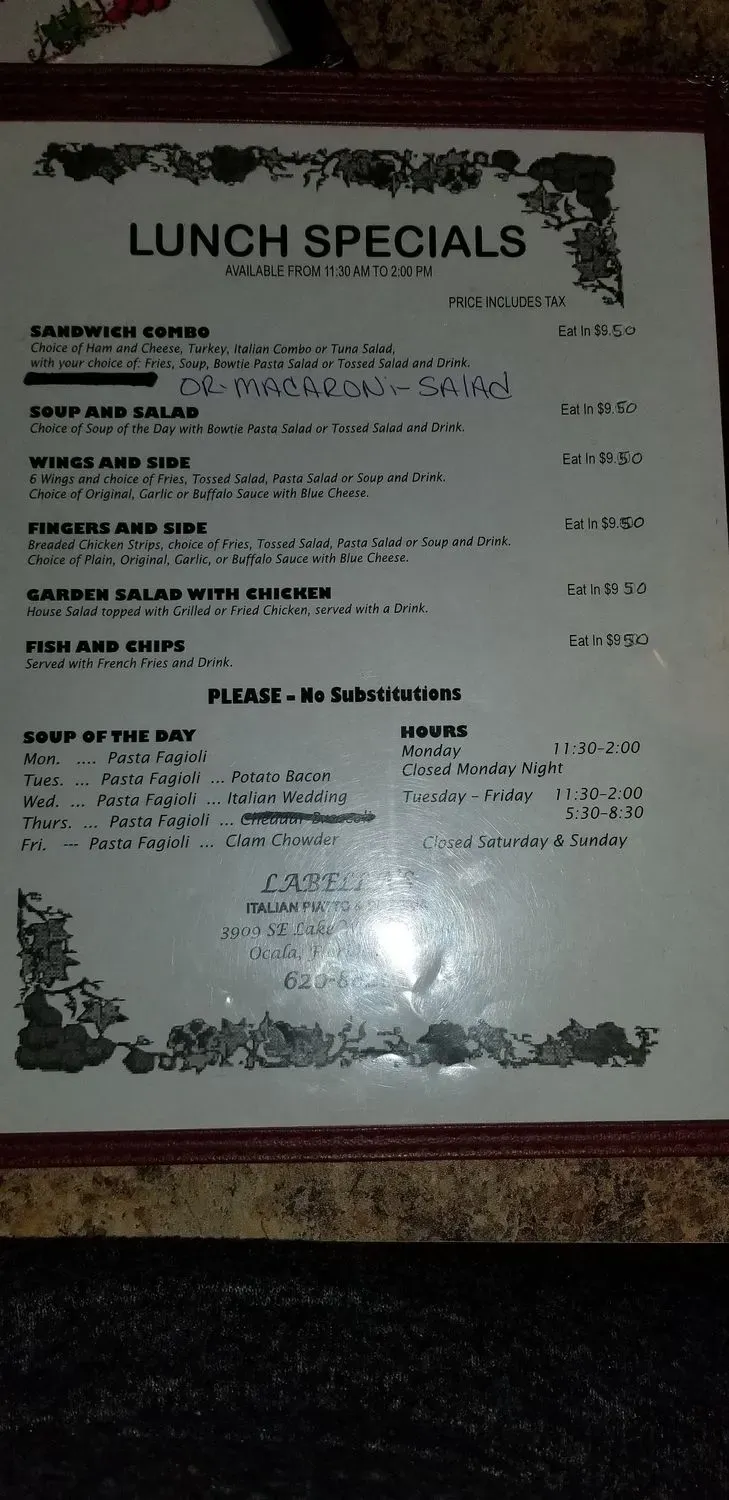 Menu 6