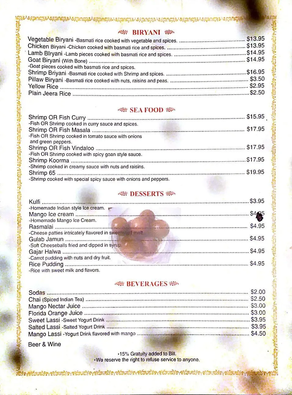 Menu 2