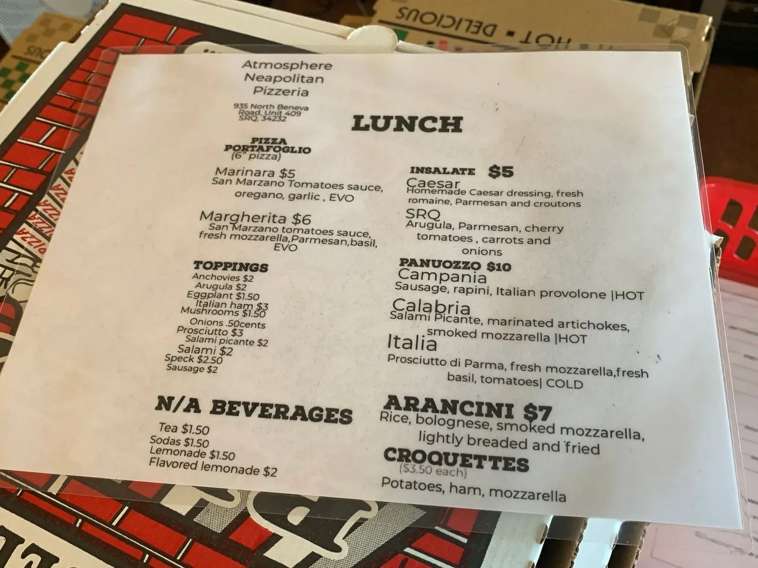 Menu 6