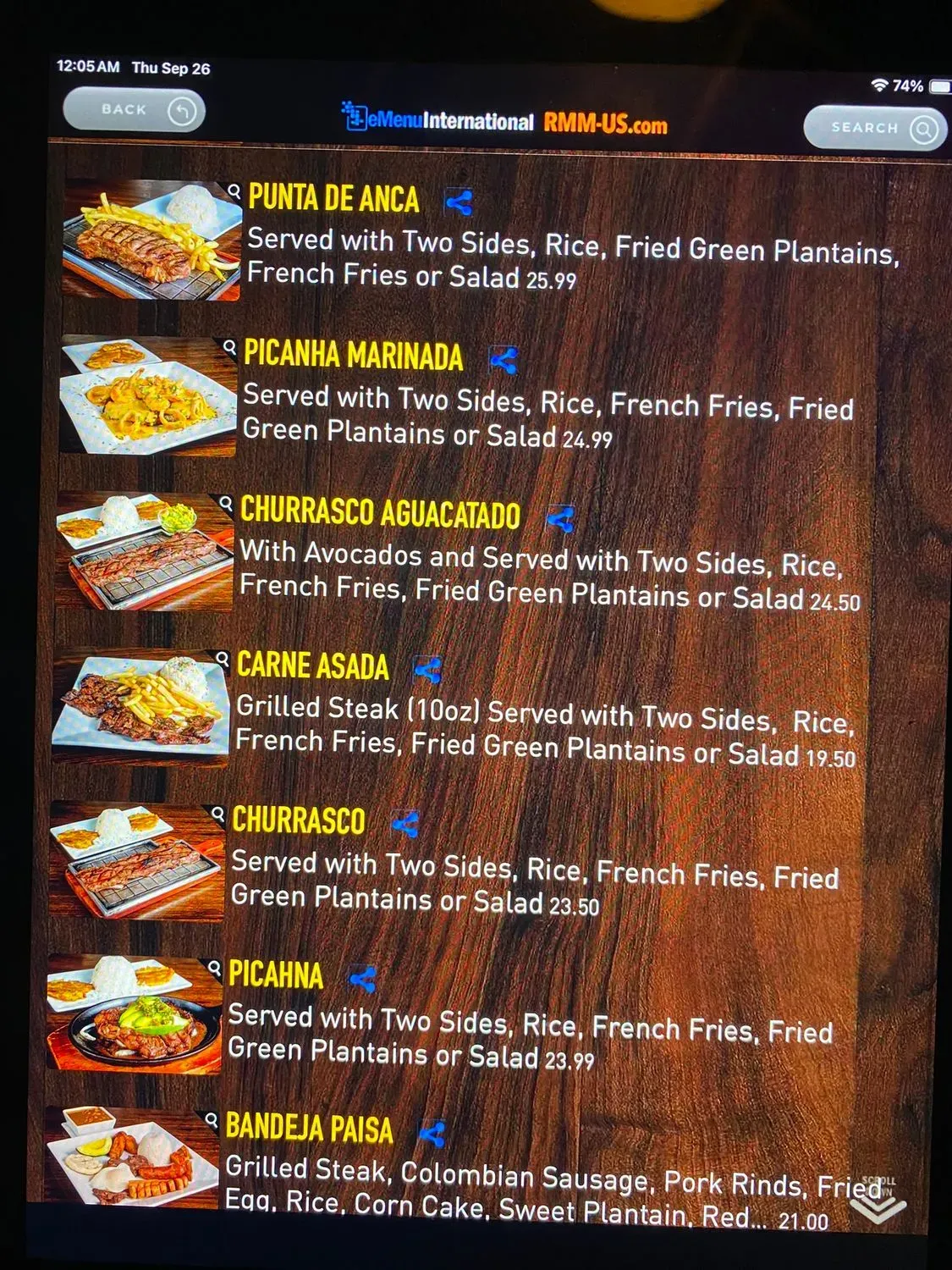 Menu 4