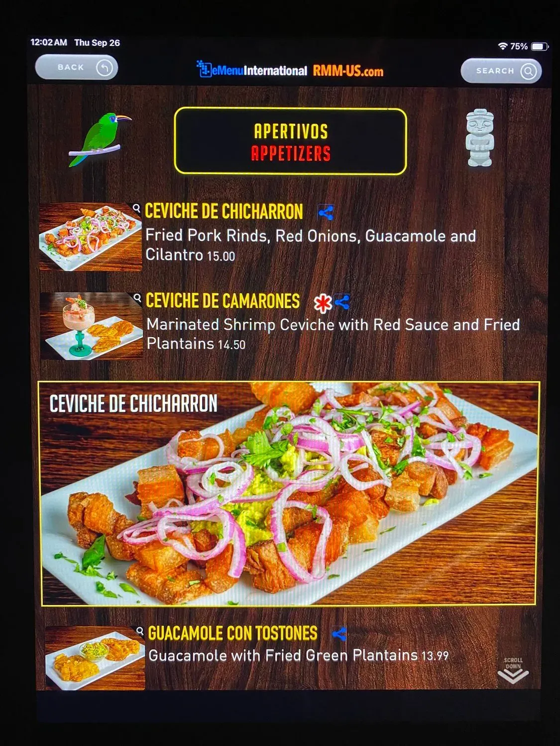 Menu 3