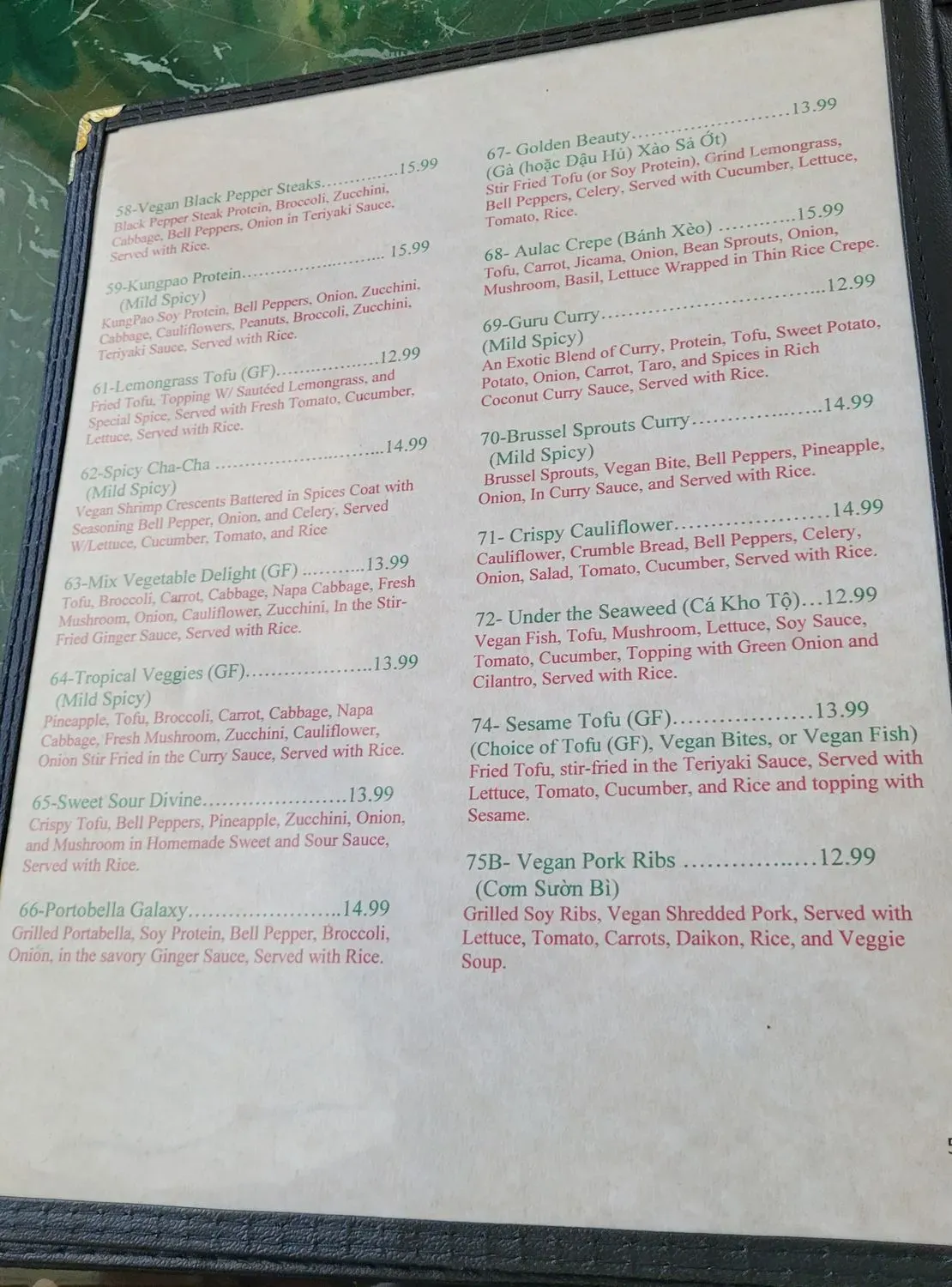 Menu 2