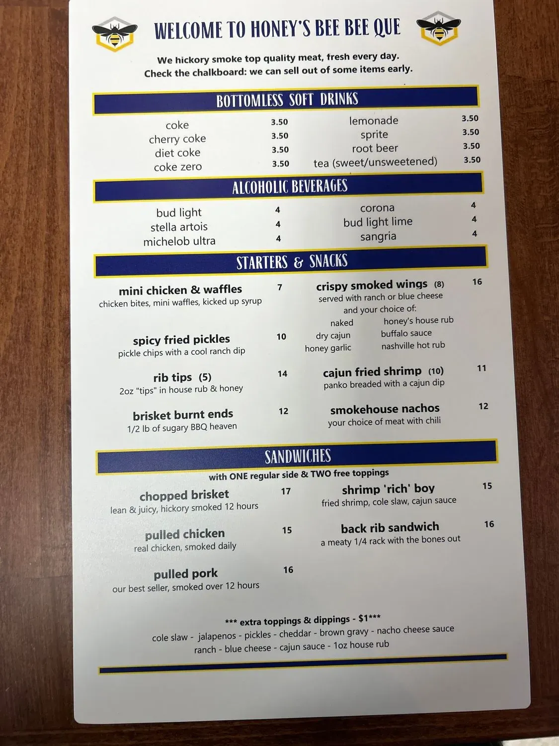 Menu 5