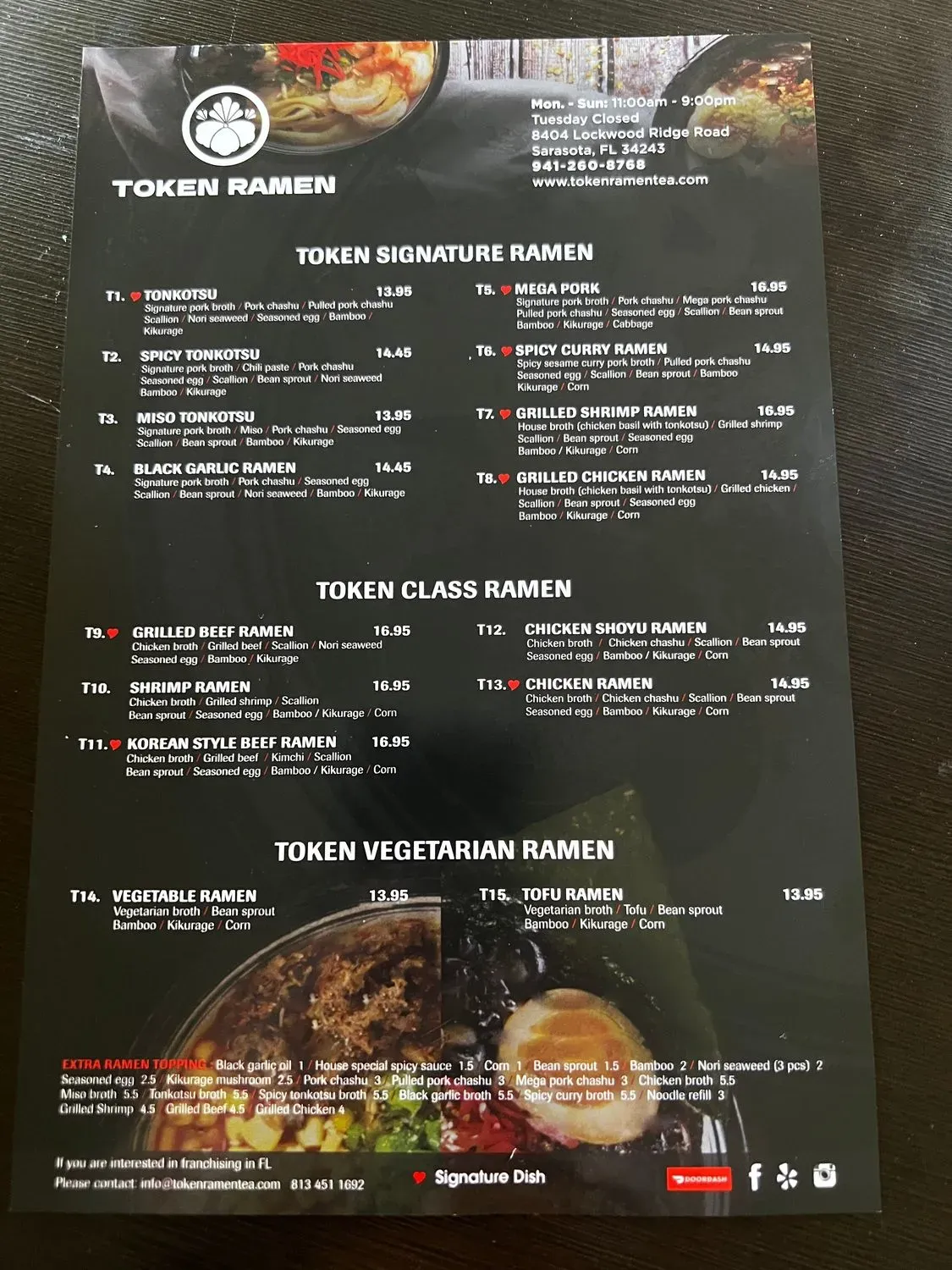 Menu 5