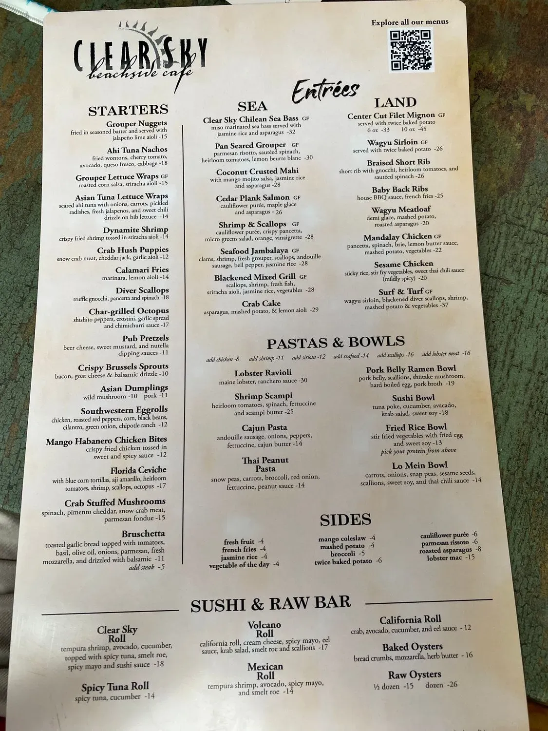 Menu 6