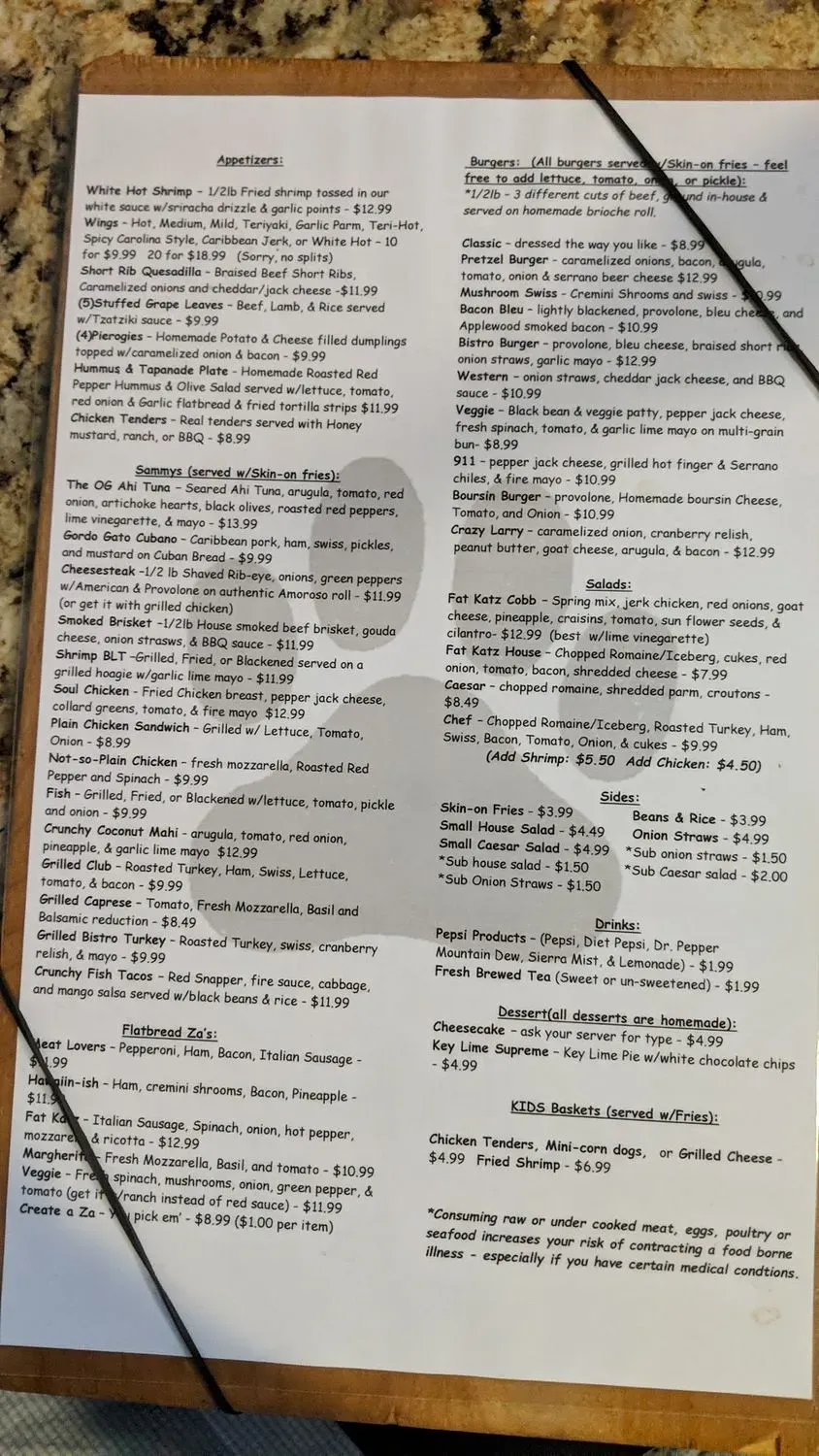 Menu 5