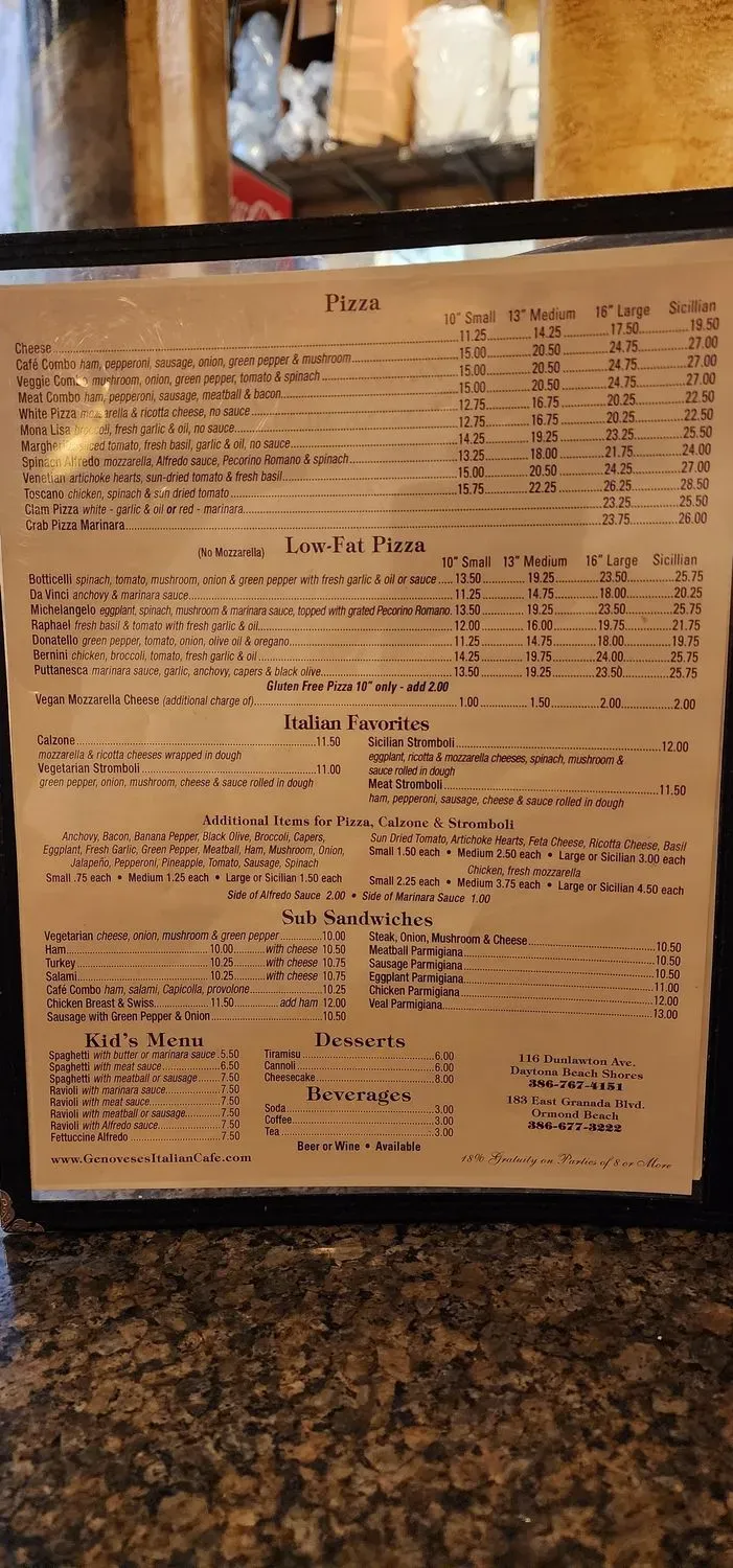 Menu 4