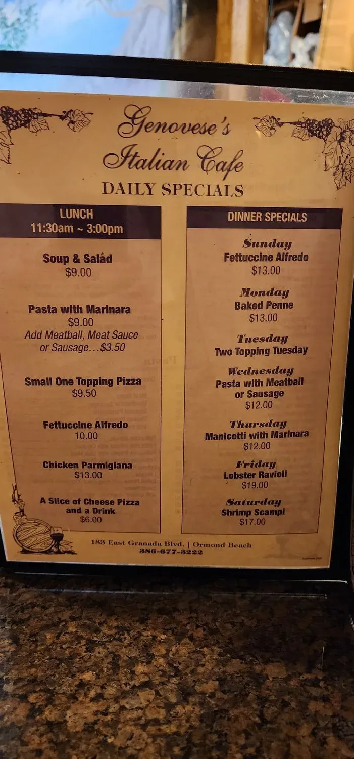 Menu 6