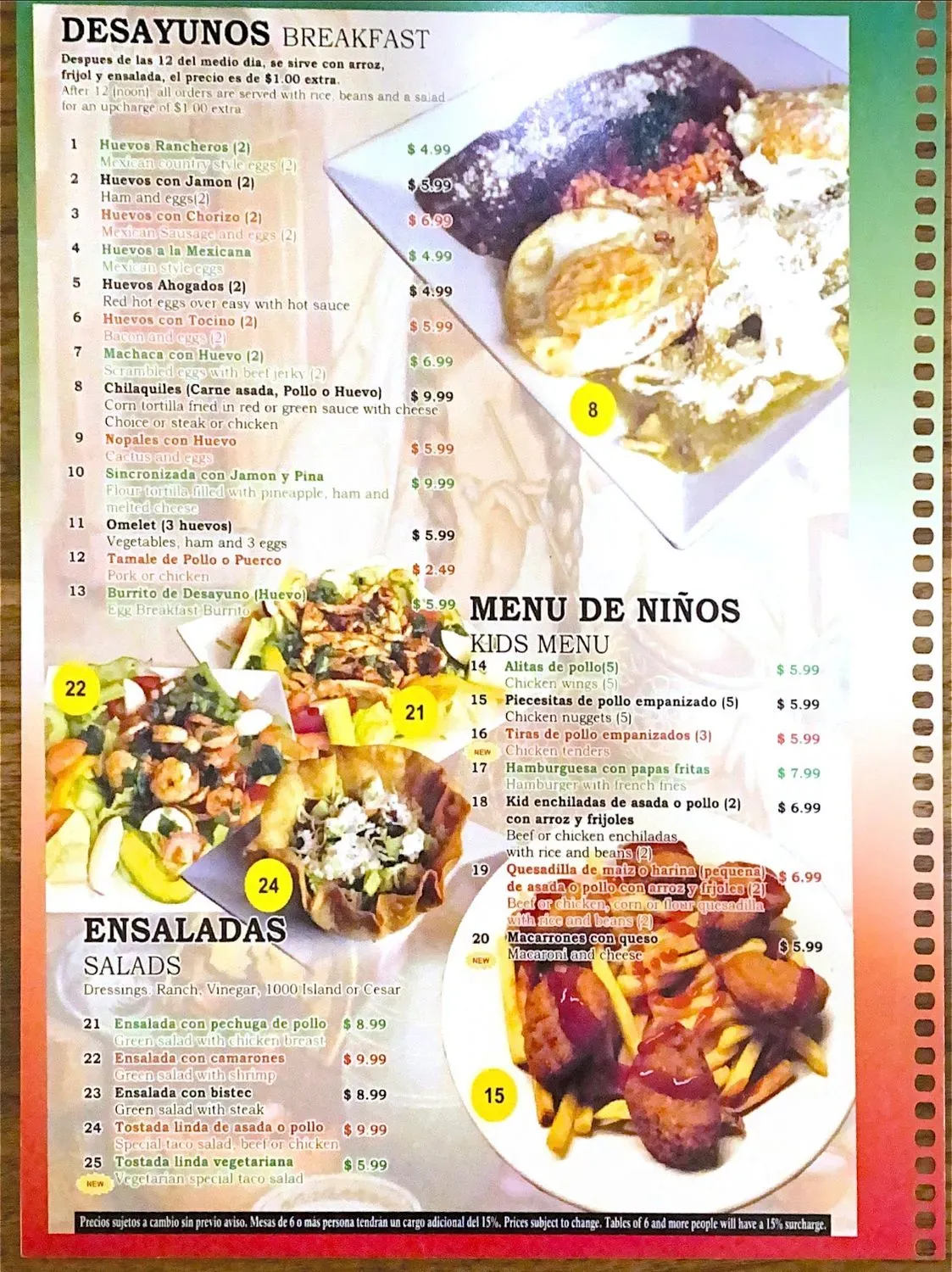 Menu 4