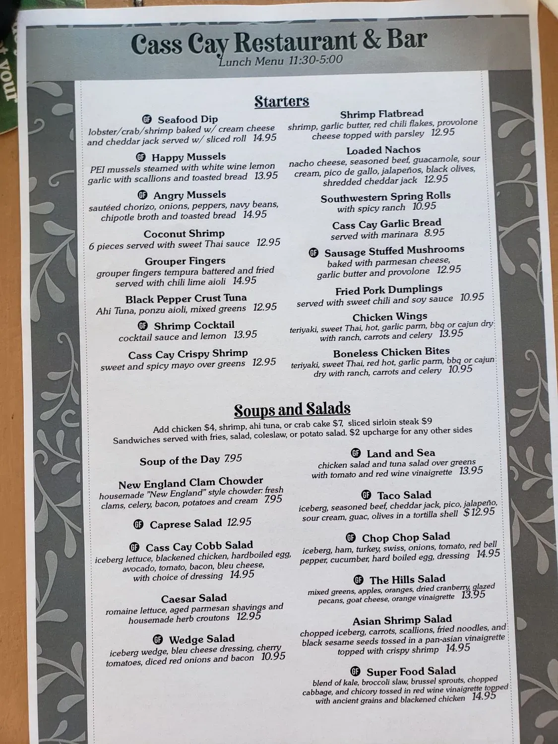 Menu 2