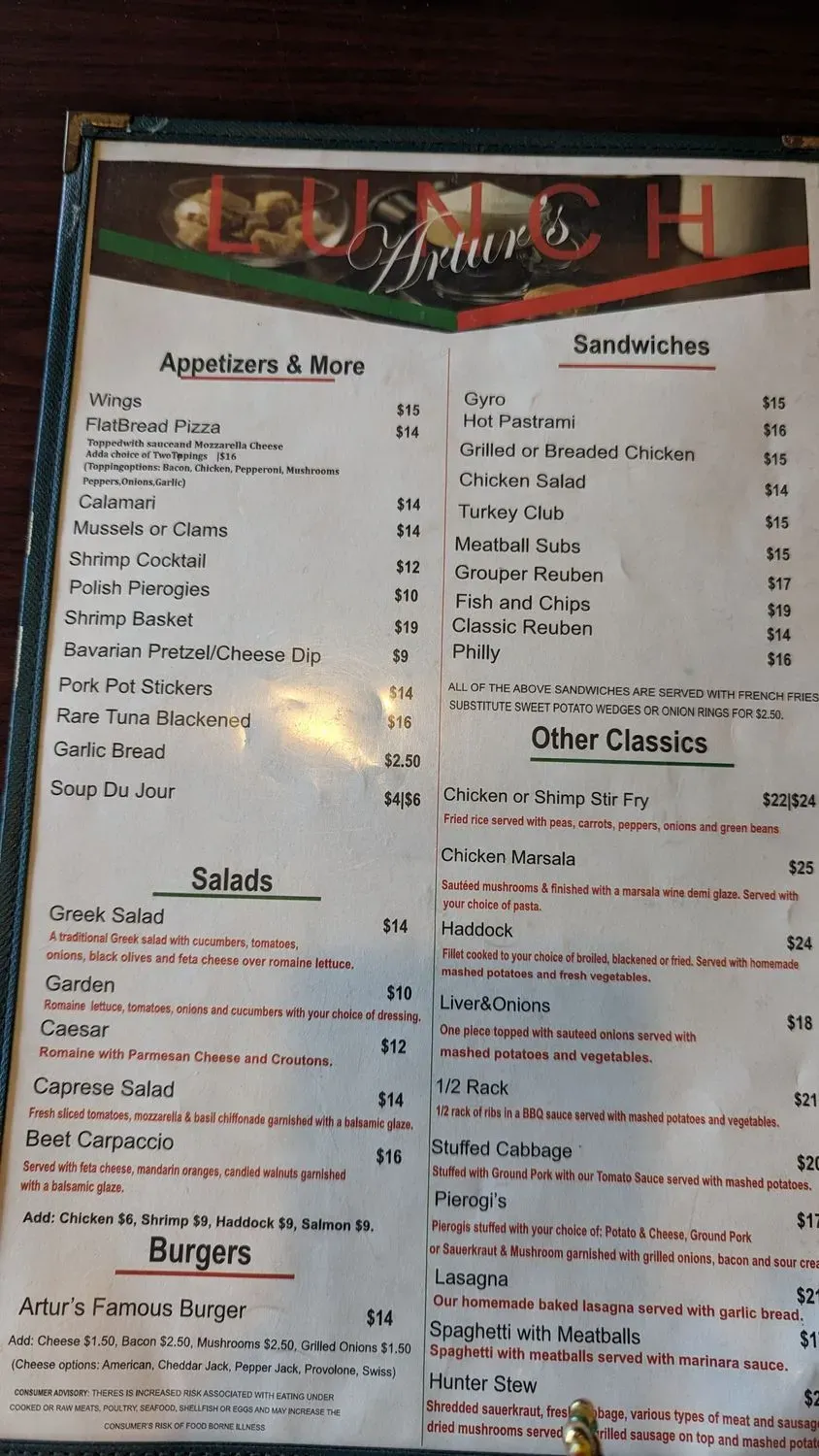 Menu 5