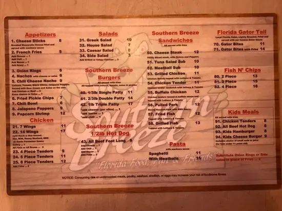 Menu 4