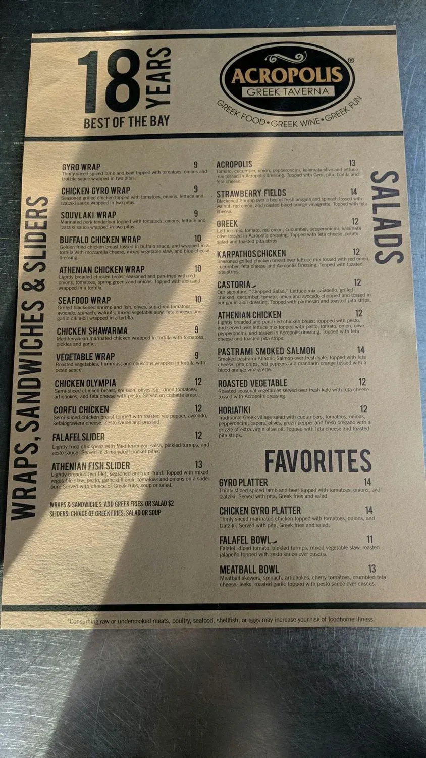 Menu 4