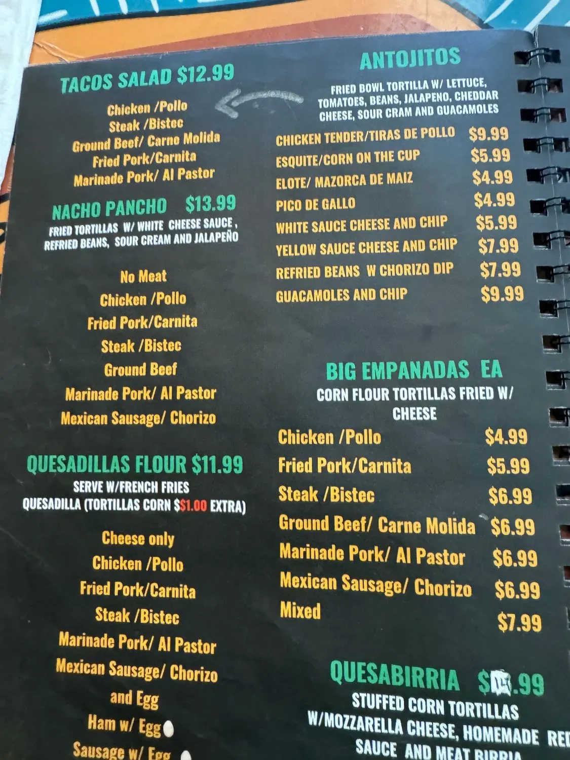 Menu 6