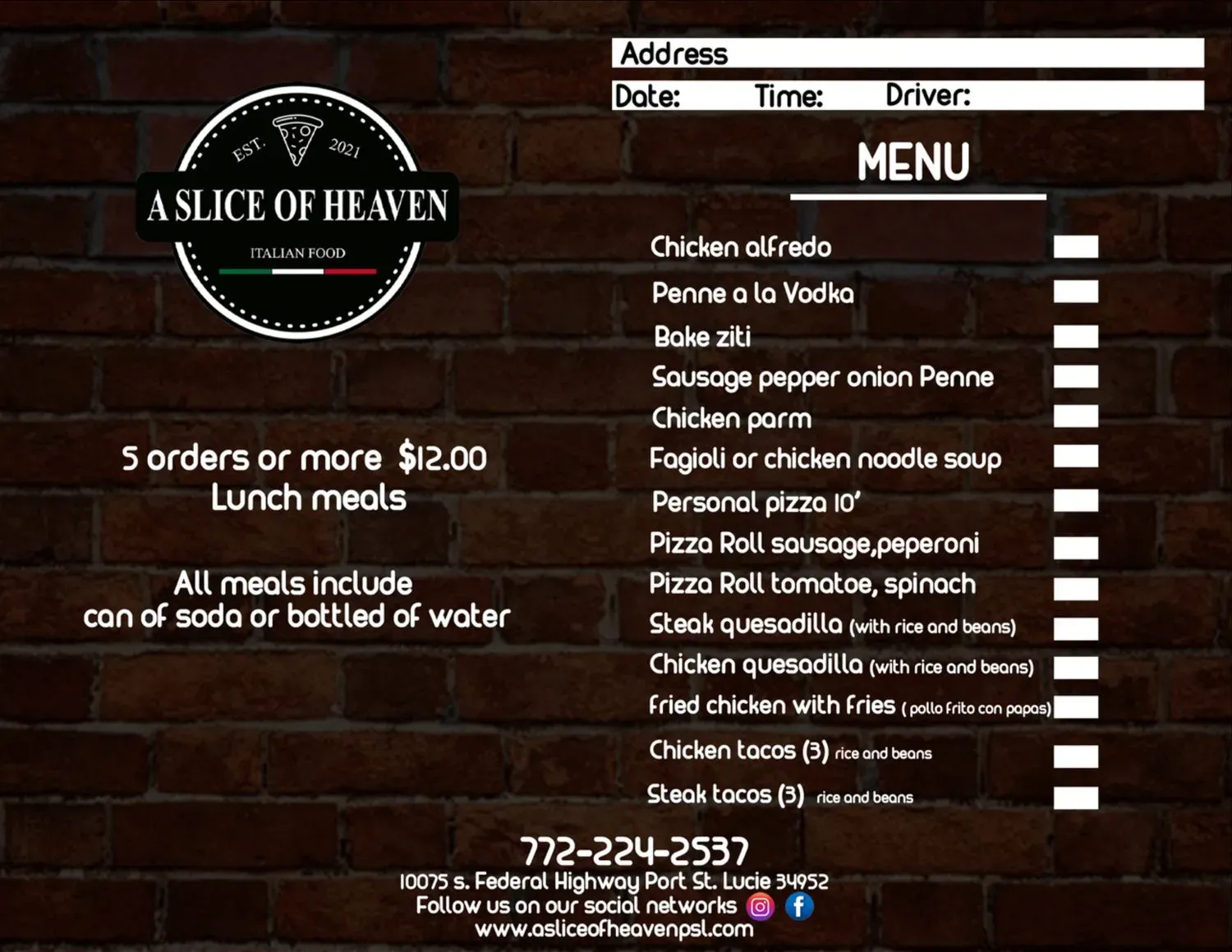 Menu 2