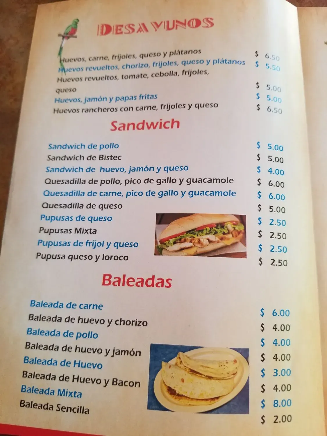 Menu 6