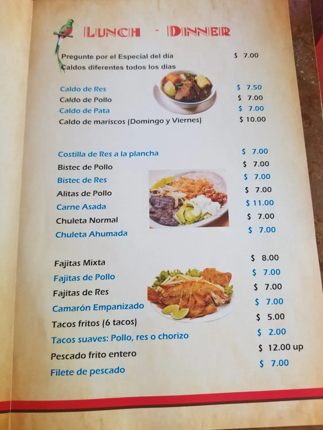 Menu 4