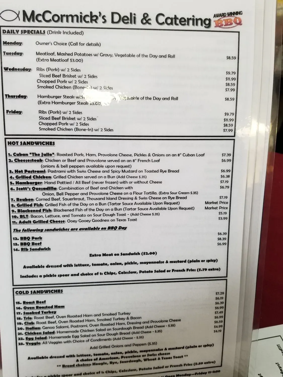 Menu 2