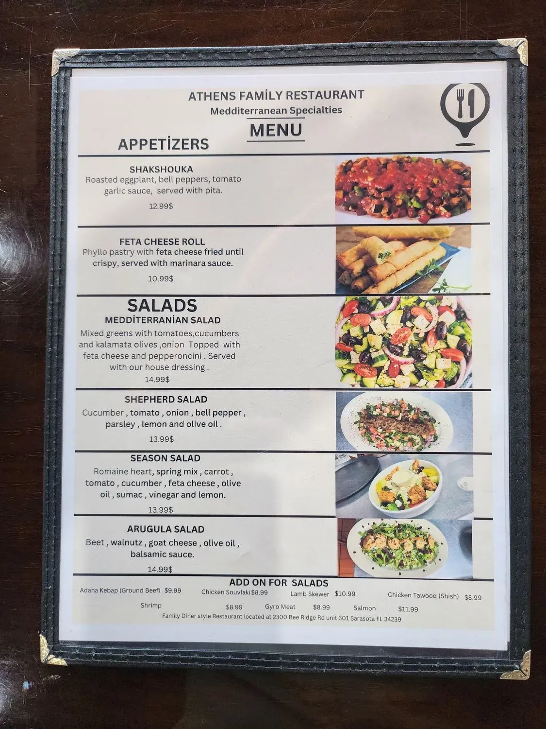 Menu 4