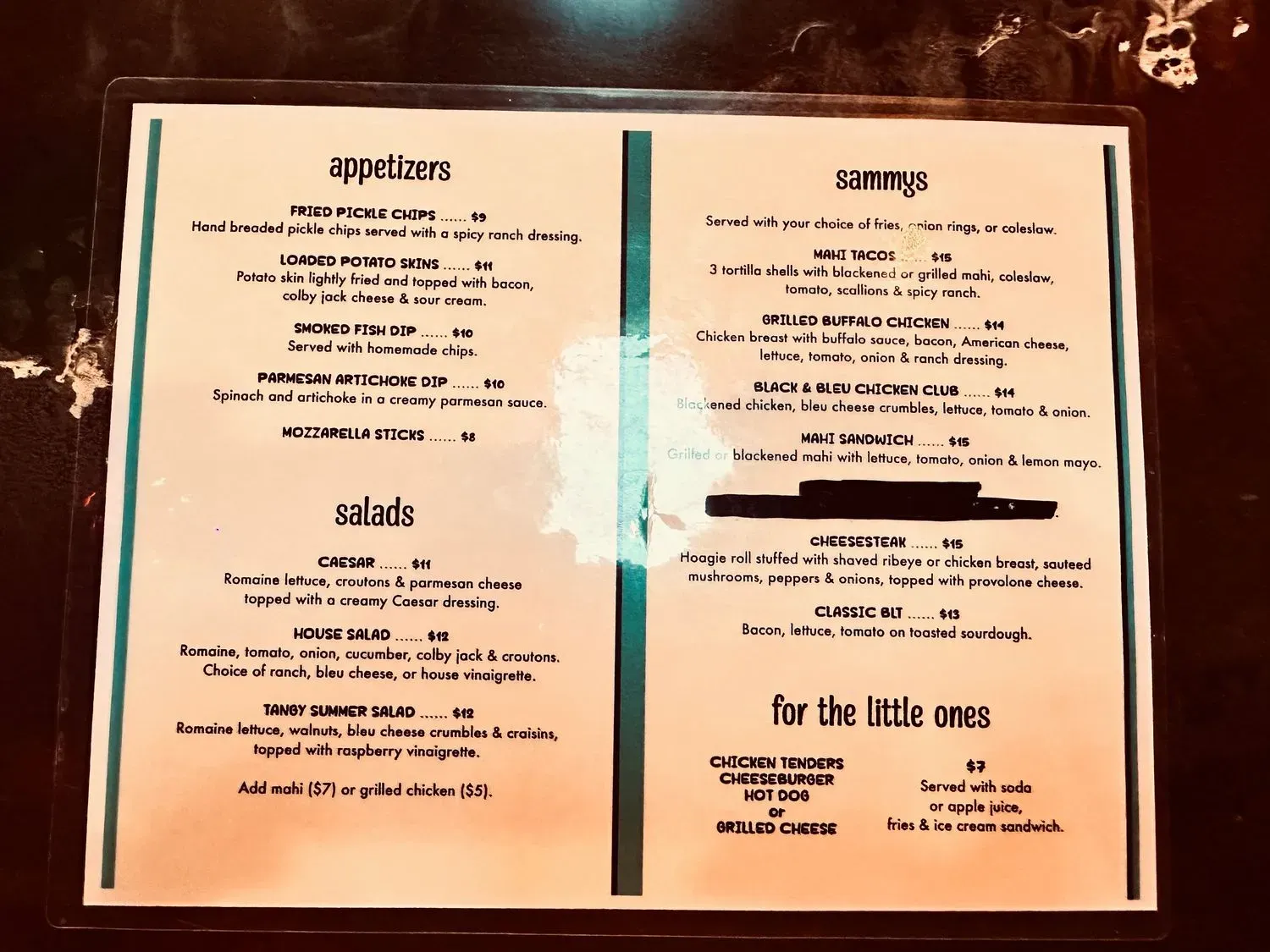 Menu 3