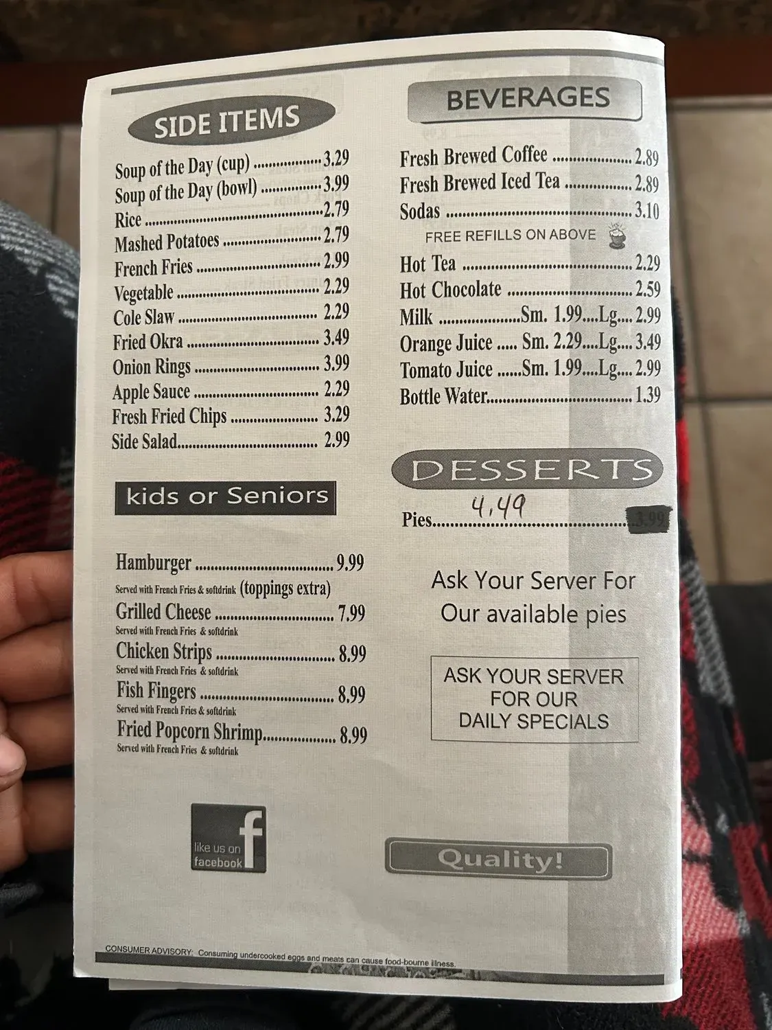 Menu 4
