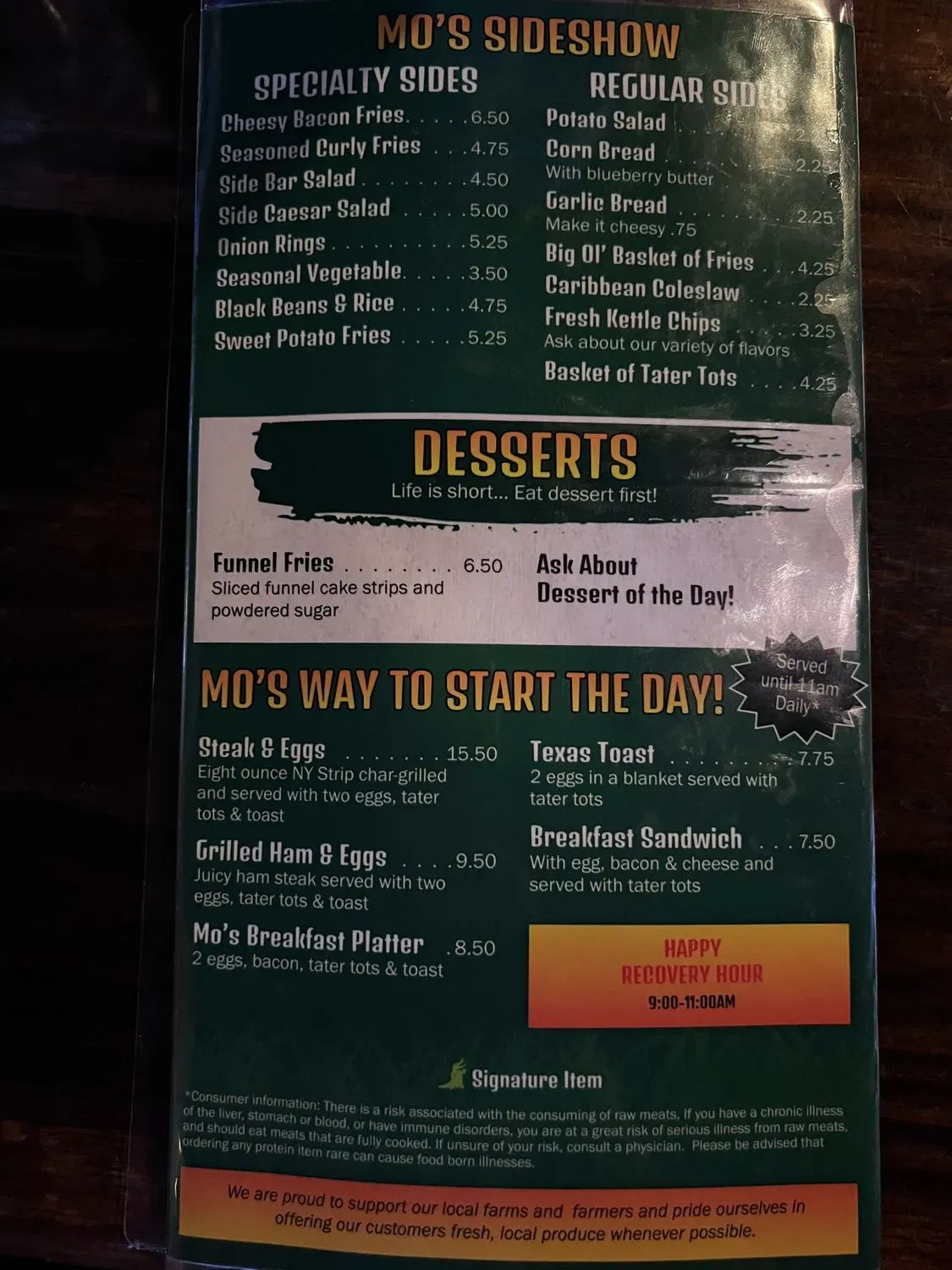 Menu 3