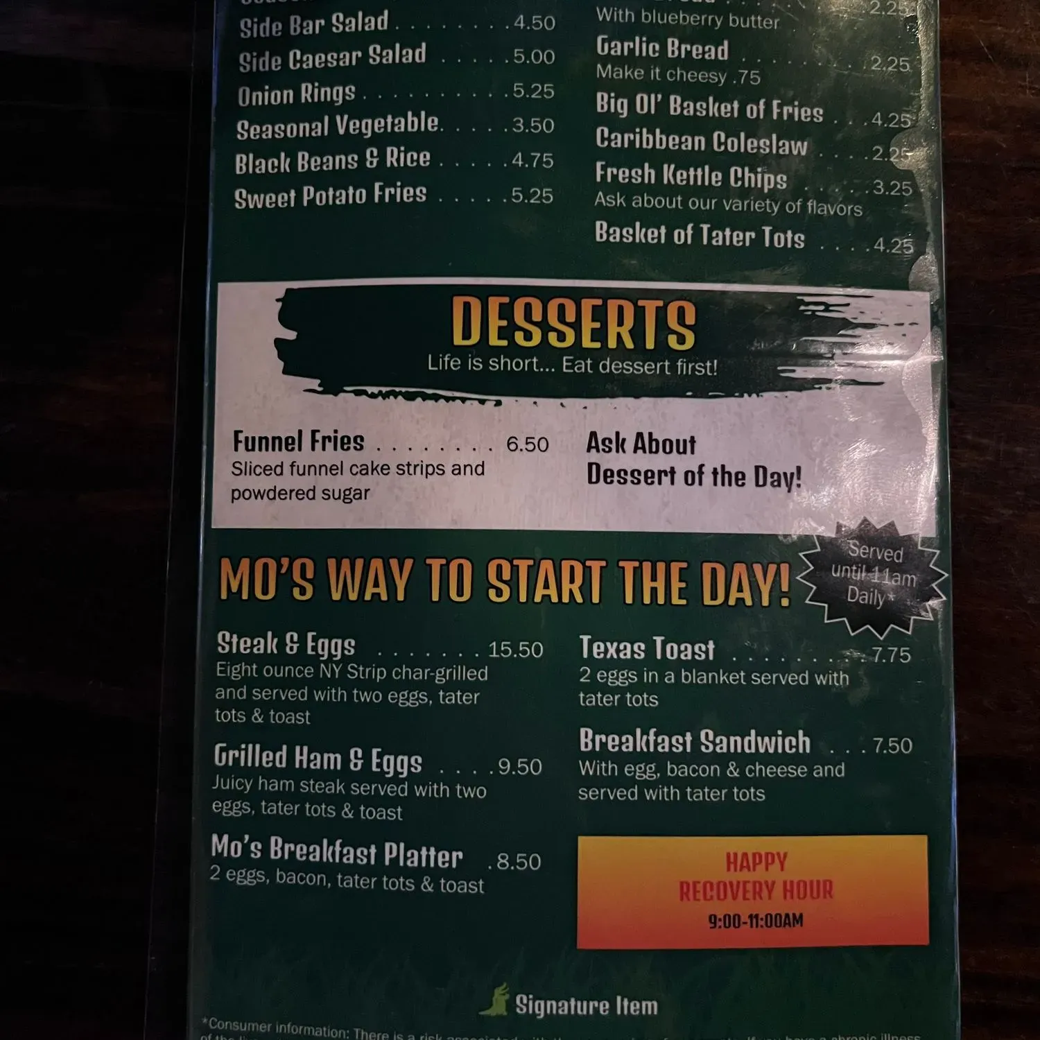 Menu 3