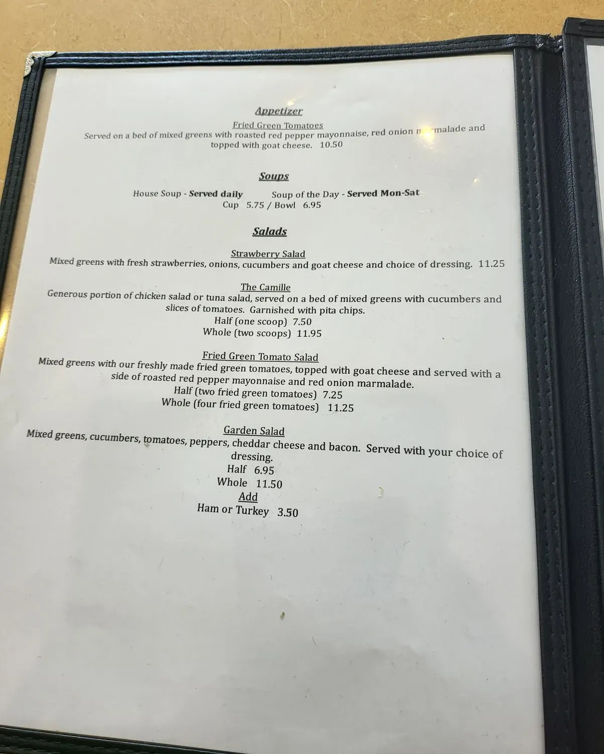 Menu 5