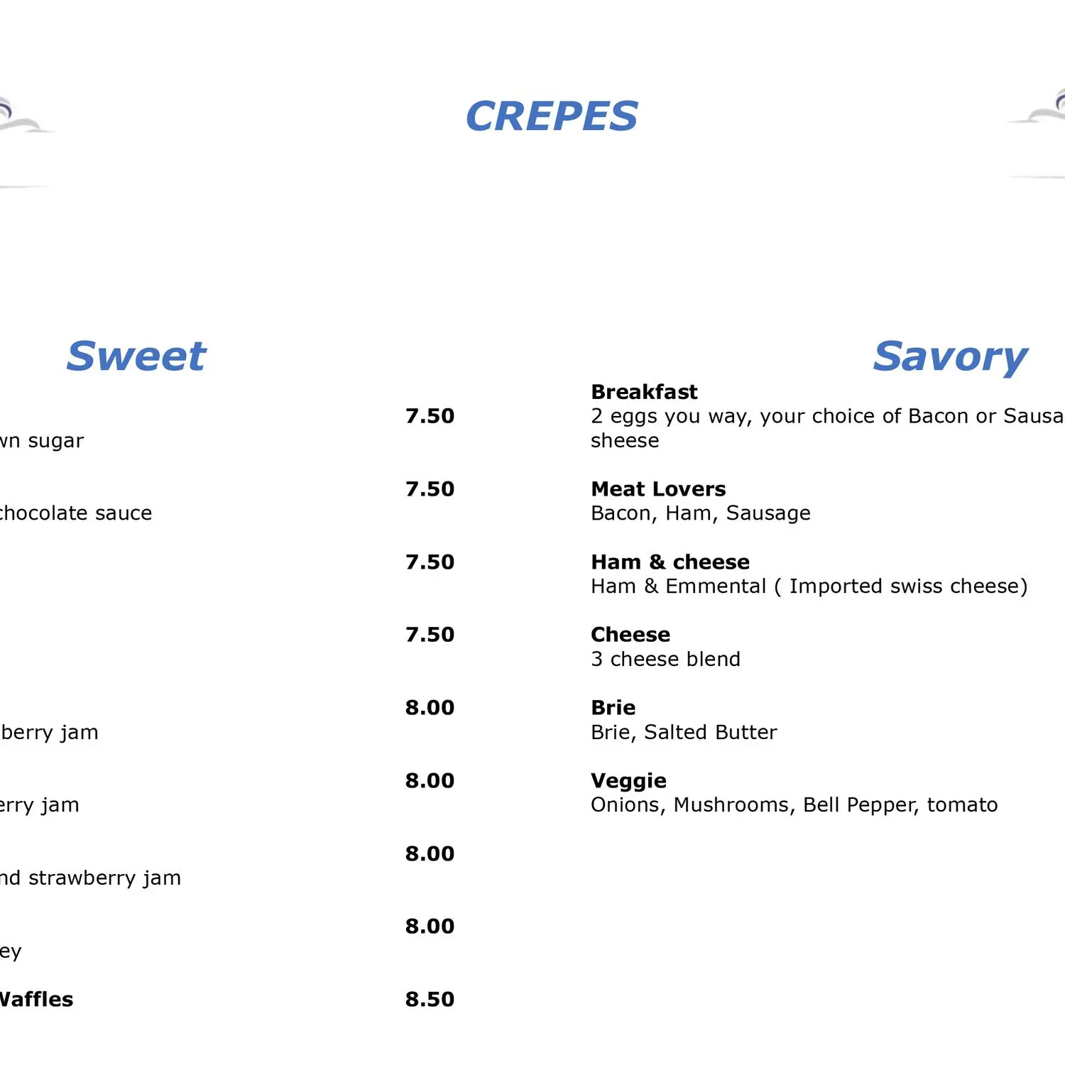 Menu 2