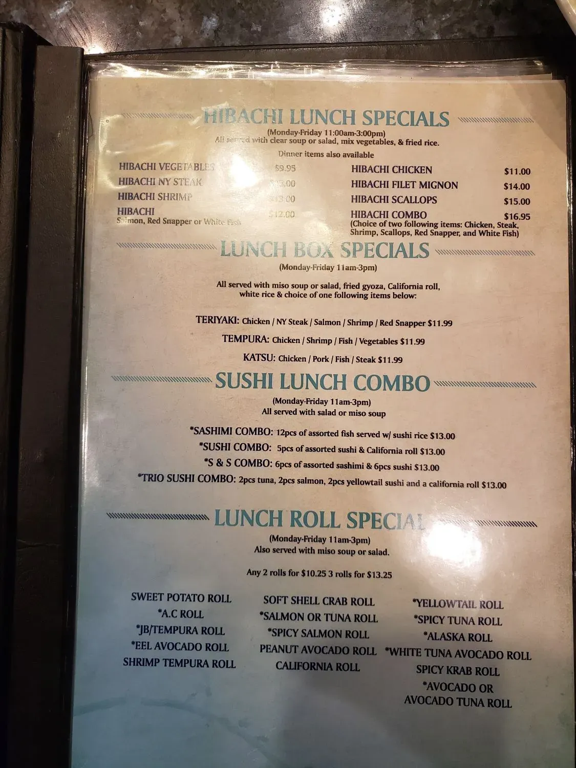 Menu 2