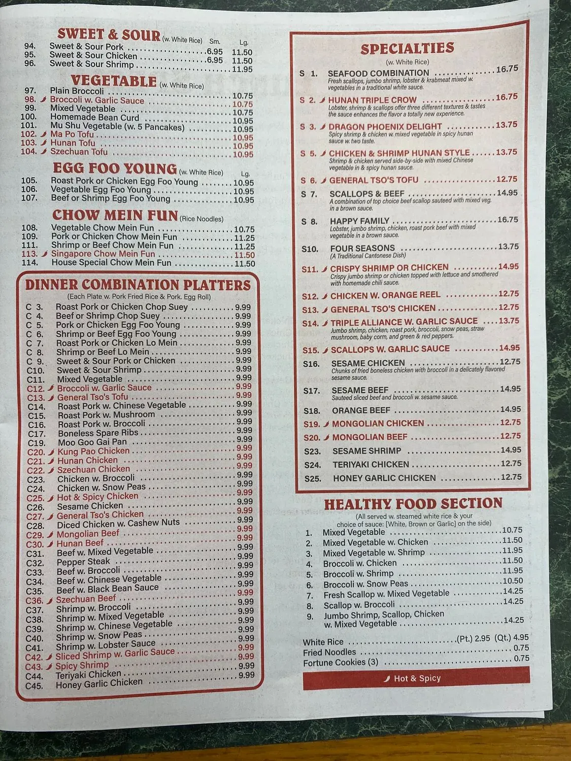 Menu 4