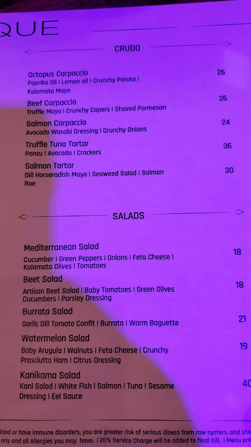 Menu 2