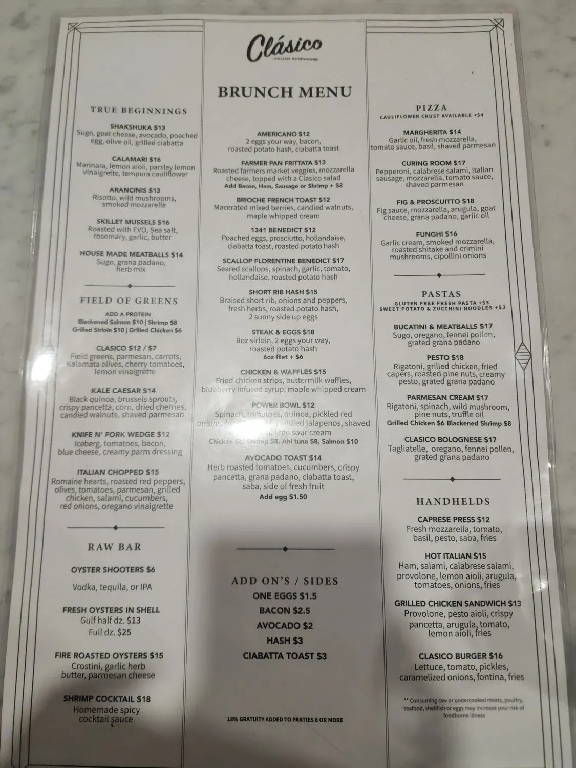 Menu 4