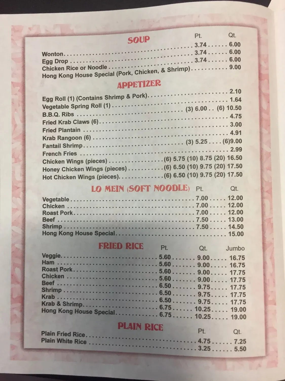 Menu 3