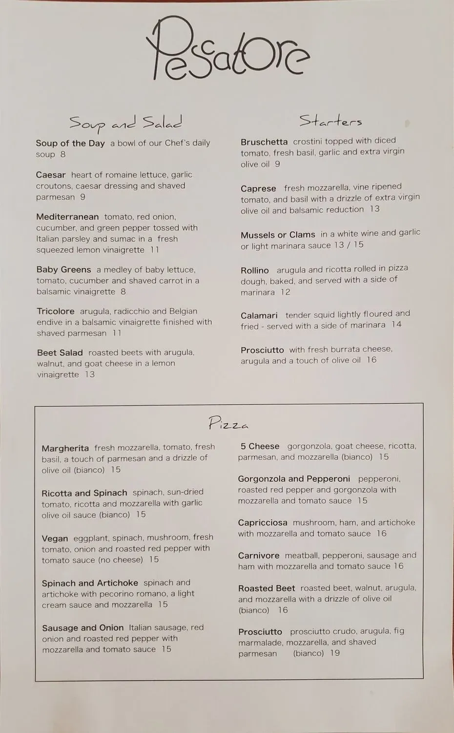 Menu 5