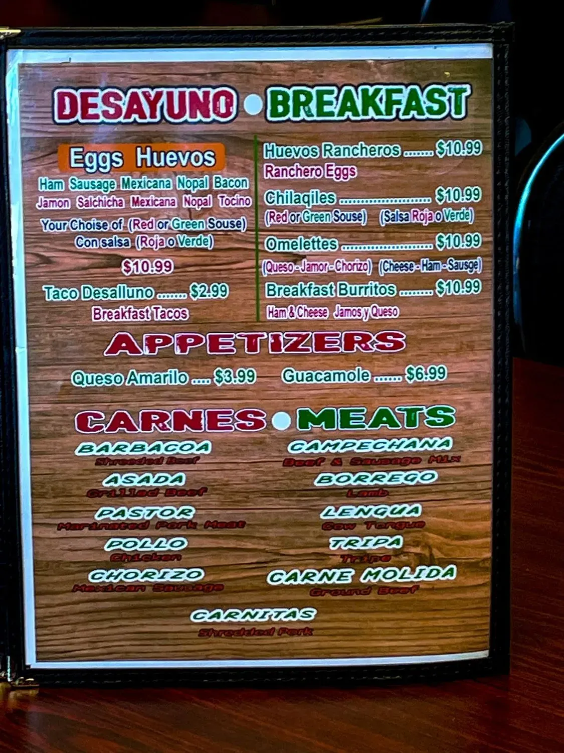 Menu 4