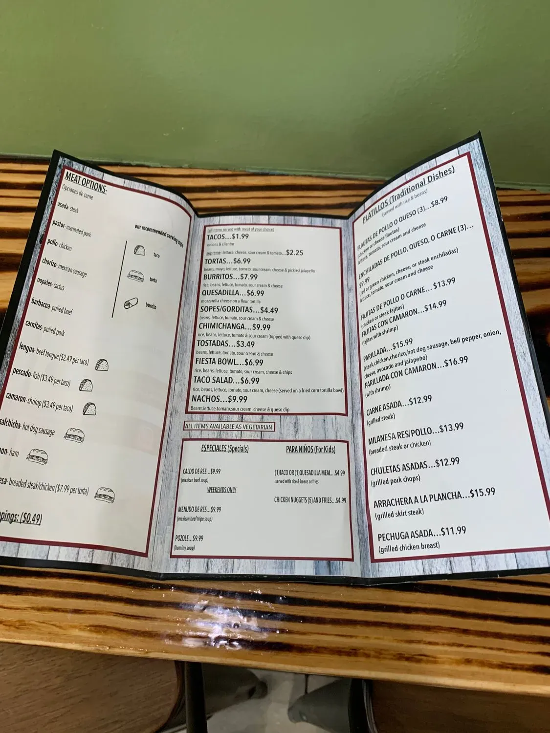 Menu 6